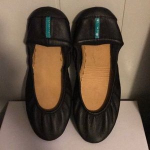 Matte black classic slip on Tieks